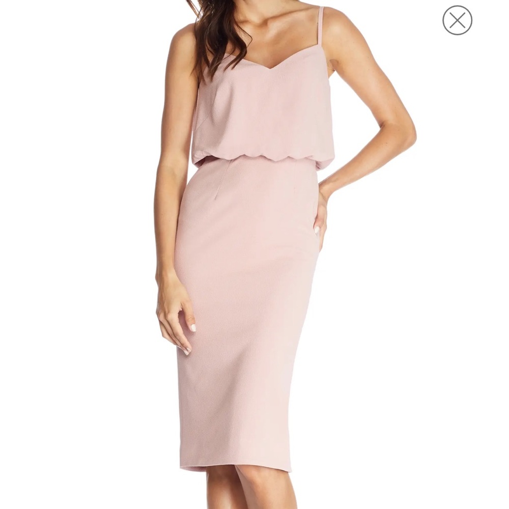 Dress the Population Blush Dress